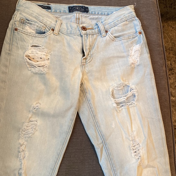 Lucky Brand Jeans Sienna Cigarette 15”W x 35”L - Distressed - Picture 2 of 11